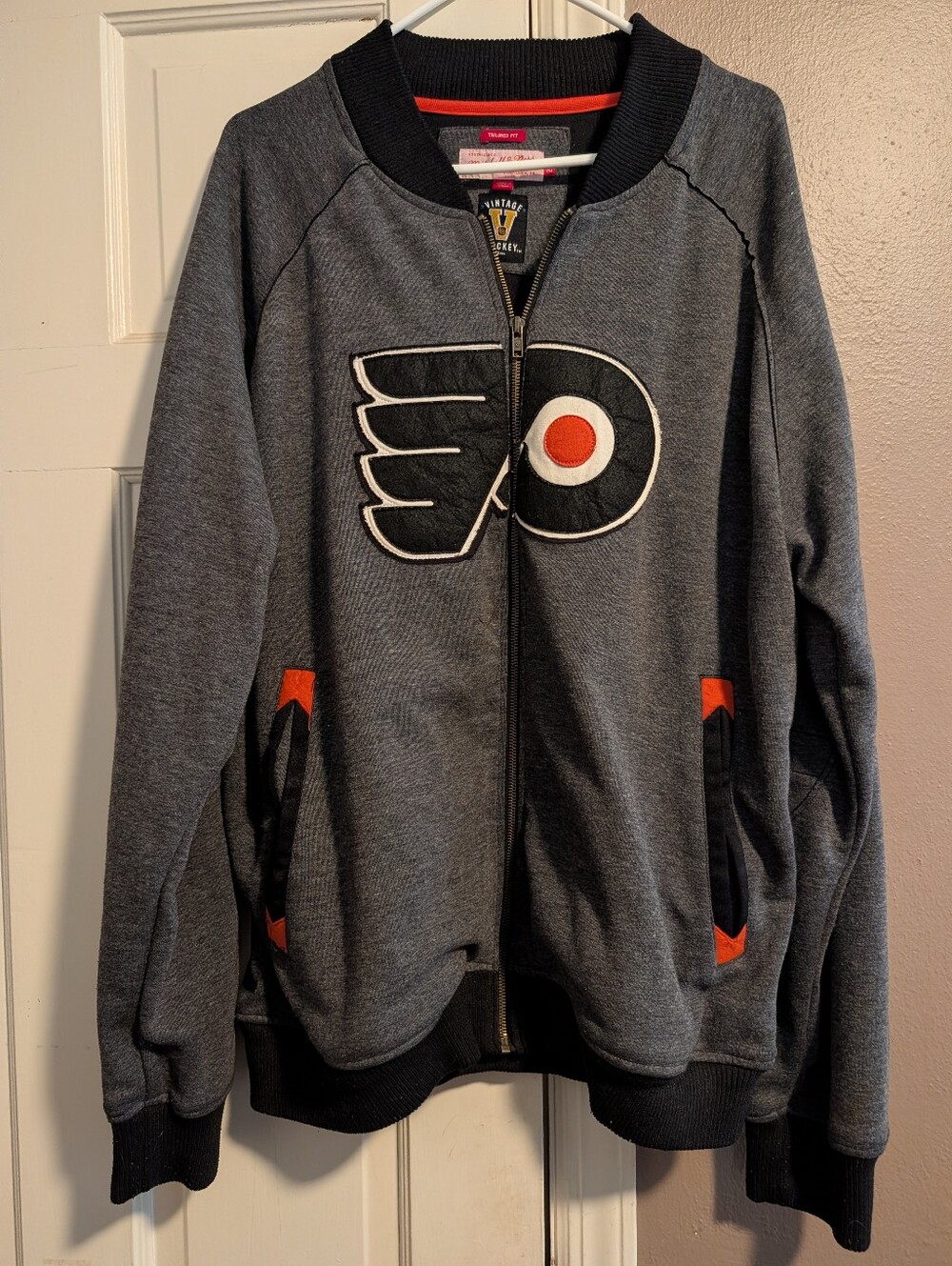 Philadelphia Flyers Mitchell & Ness Bomber Jacket